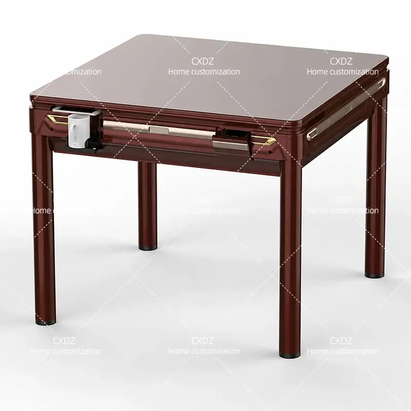 Automatic Mahjong Table Electric Four Player Dining Table Dual Purpose Household Chess and Card Game Table
