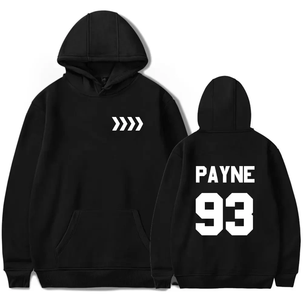 

New Liam Payne Tribute Hooded Rapper Payne 93 Hooded Hip Hop Pullovers Sweatshirt Men Women Long Sleeve Casual Tops