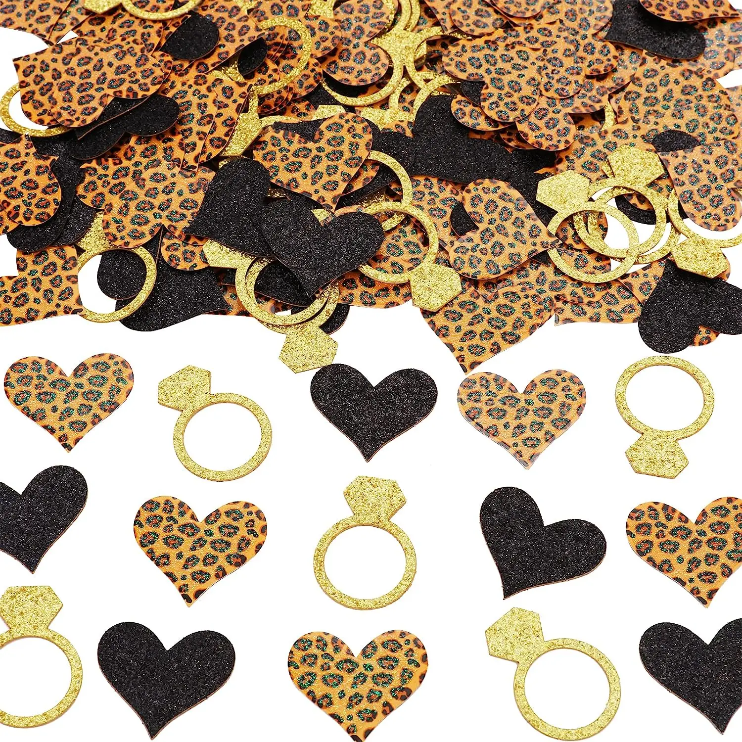 Leopard Table Confetti, Bachelorette Party Decors, Jungle Cheetah, Bridal Shower, Party Decoration Supplies