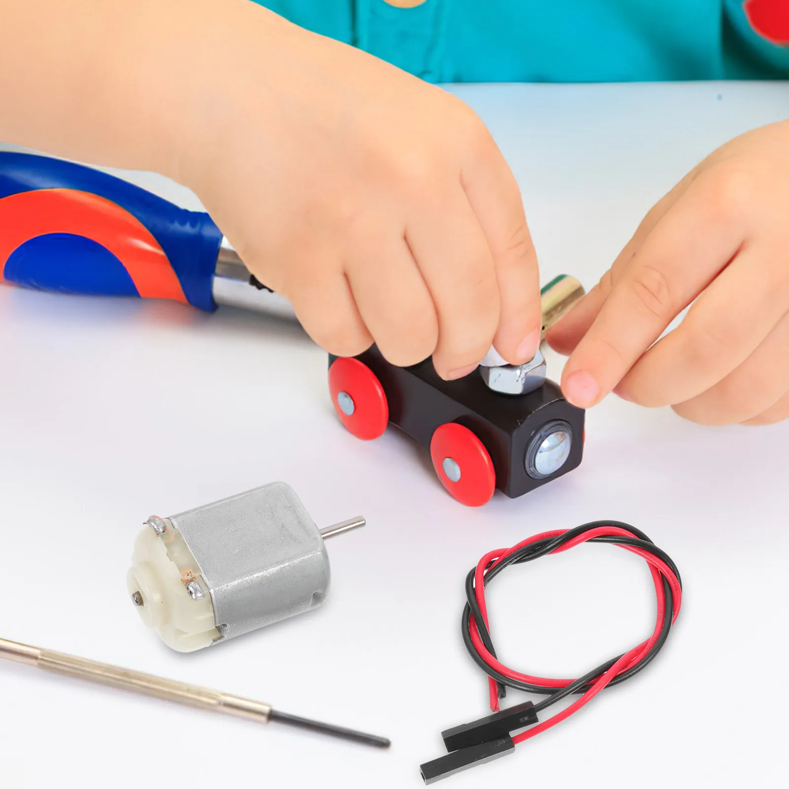 

1Set Dc Motor Portable Sturdy Mini Electric Motor for School Science DIY Craft Hobby Projects Dc Motors Science Equipment