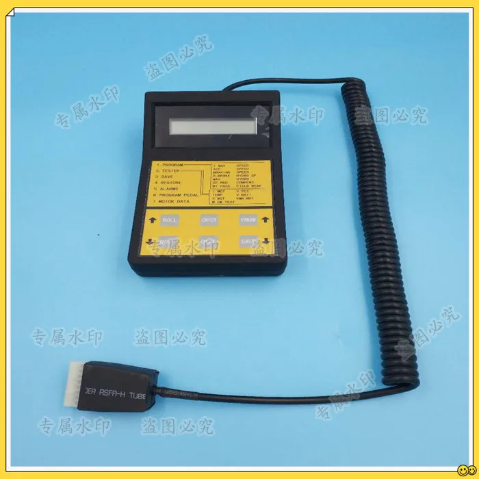 SAB ZAPI handheld unit electric forklift fault code detector electronic control programmer program parameter adjustment