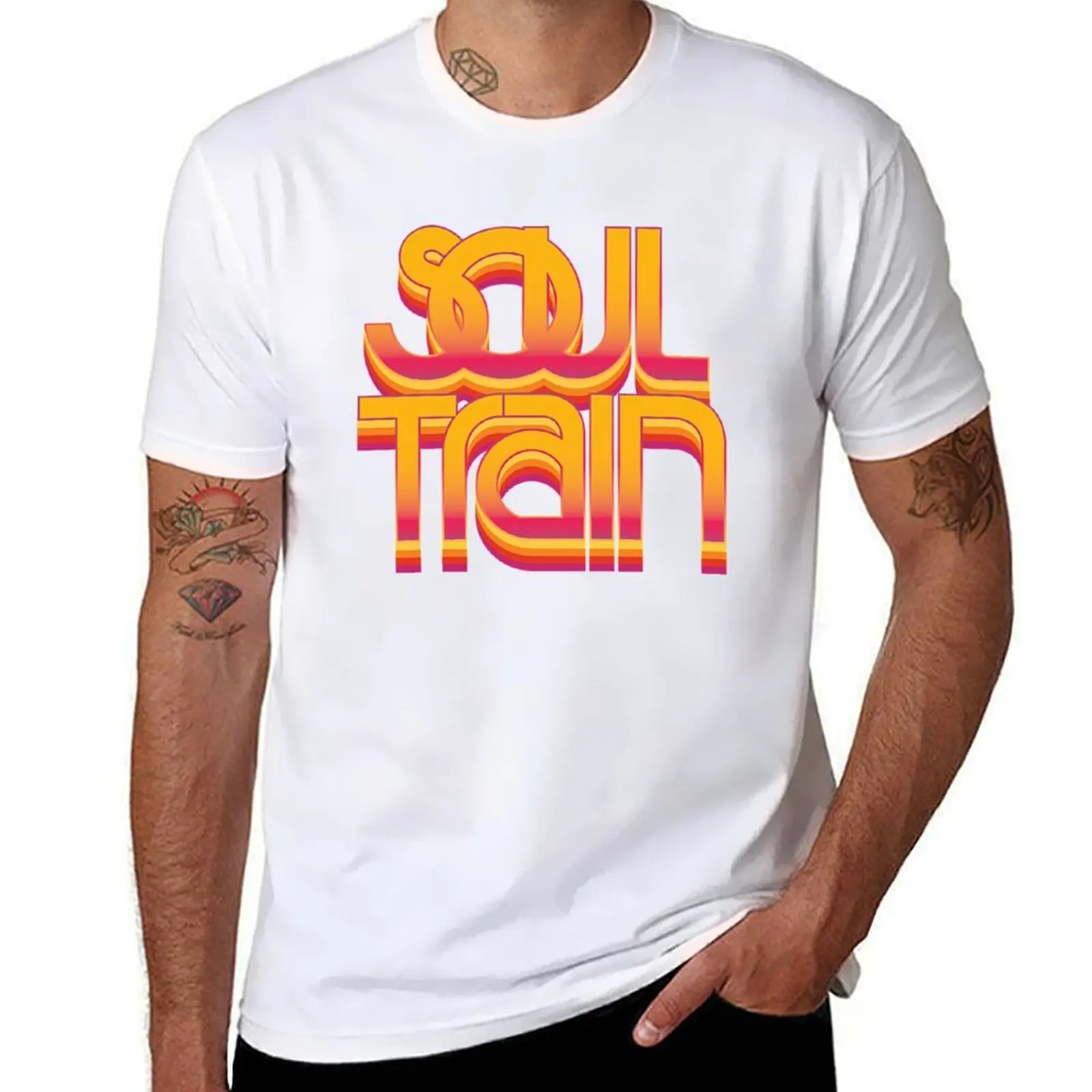 

SoulTrain T-Shirt essential t shirt t shirts for man pack white T-Shirt