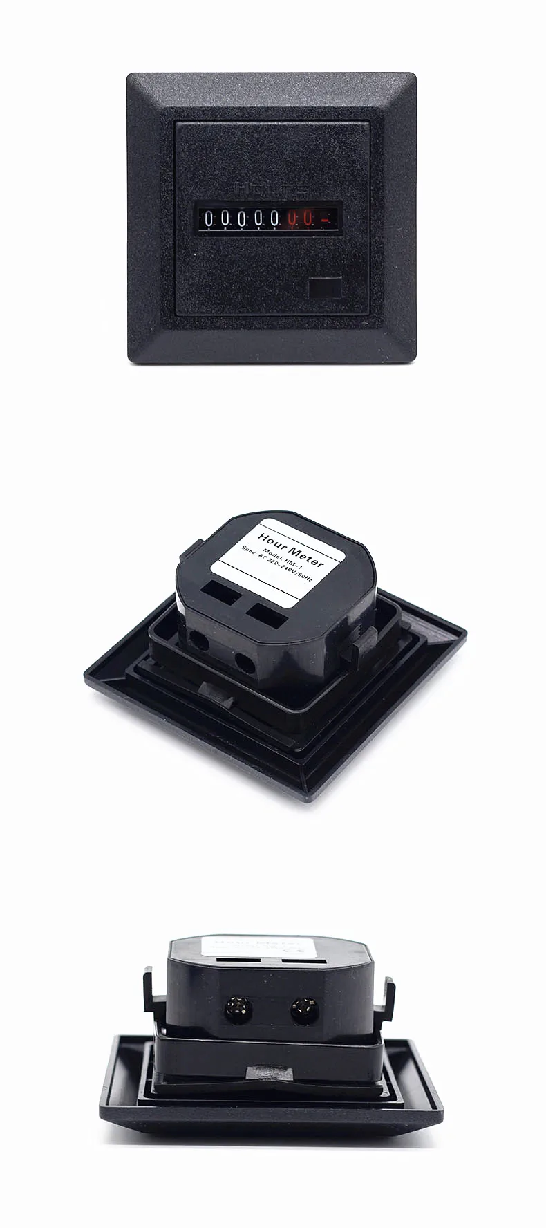 Forklift Timer Industrial Hour Meter HM-1 Power Supply: AC 220-240V Time Measuring Device
