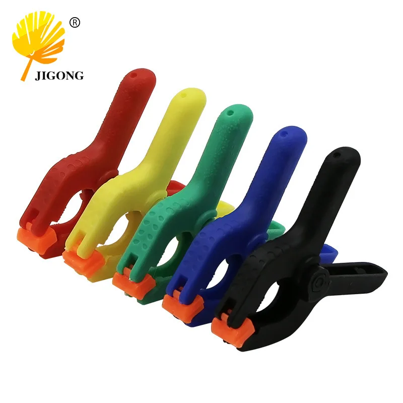 2 inch A-shaped clip, nylon plastic background colored woodworking fixing spring