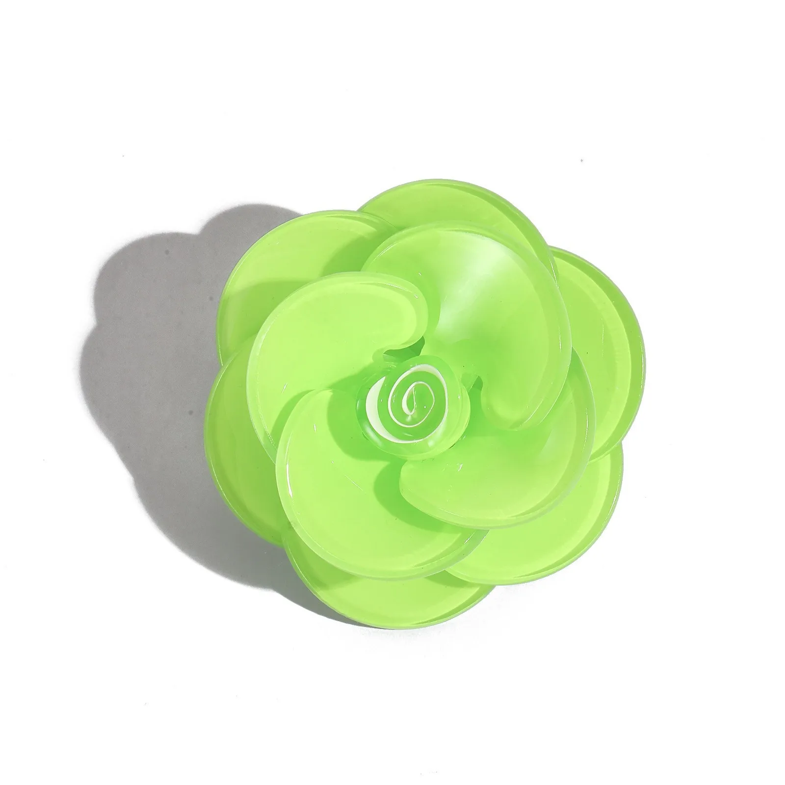DIY accessories Core blue new acrylic design sense light luxury exquisite versatile exaggerated handmade flower brooch decorativ