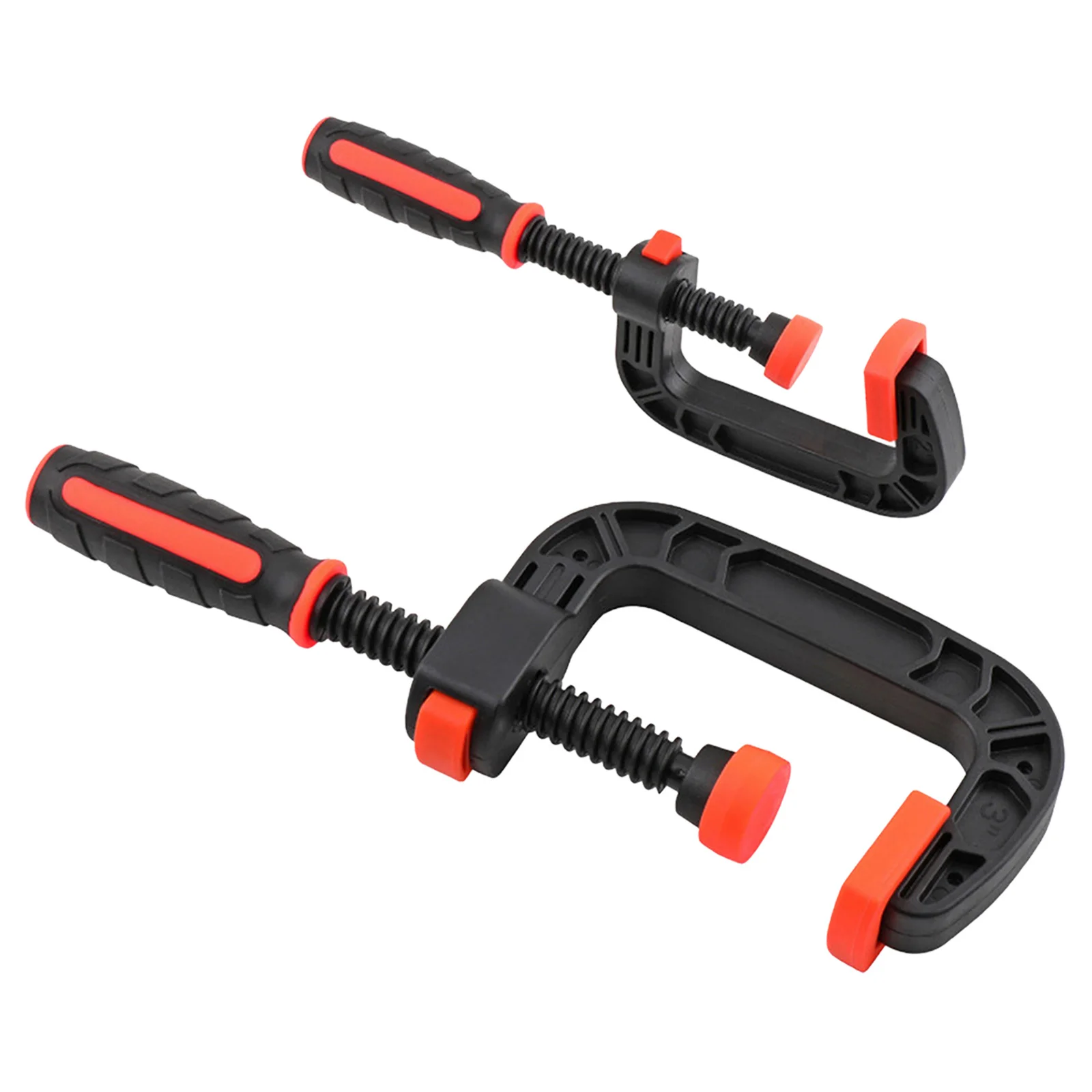 

Набор C-образных зажимов 2 и 3 дюйма, легкие, для деревообработки, домашнего использования, строительства, DIY-проектов, прочные, для фиксации заготовок, ручной инструмент