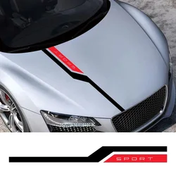 100cm Car Hood Bonnet Sticker Car Sticker Non Fading For Audi BMW Nissan Toyota Jeep Hyundai Sport Auto Decor Decal Universal