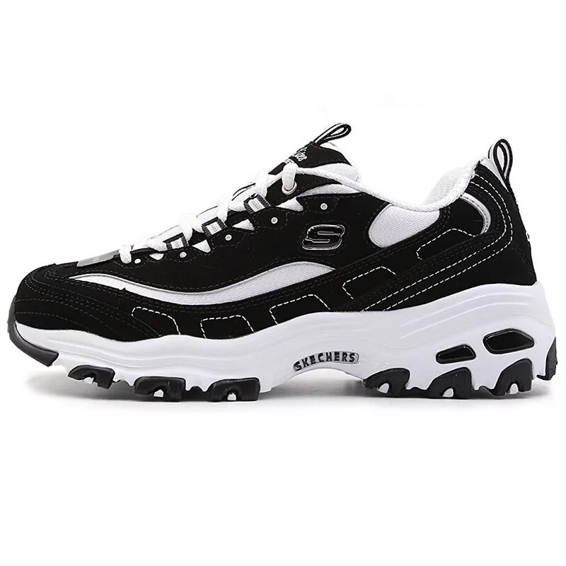 

Skechers Women's Shoes D'Lites 1.0 Classic Panda Shoes Women's Casual Sports Shoes Heightening Dad Shoes 66666179-Bkw