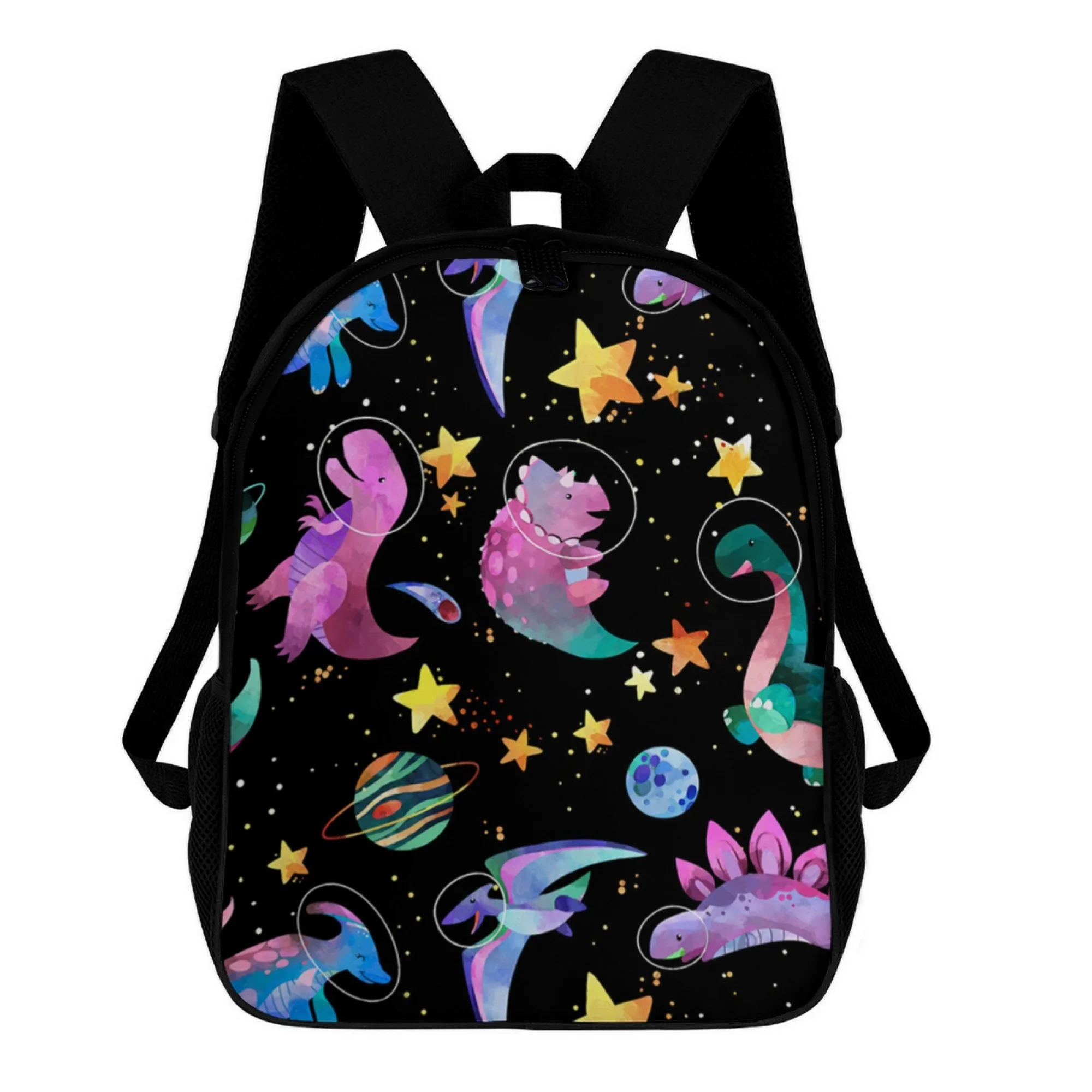 

12in Lovely Pink Dinosaur Design Backpack,High-quality Polyester,Great for School,Festival Events,Outdoor Activities & Daily Use