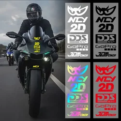 Błotnik motocyklowy naklejki odblaskowe Berik Gopro NCY boczna naklejka kask dekoracyjne naklejki