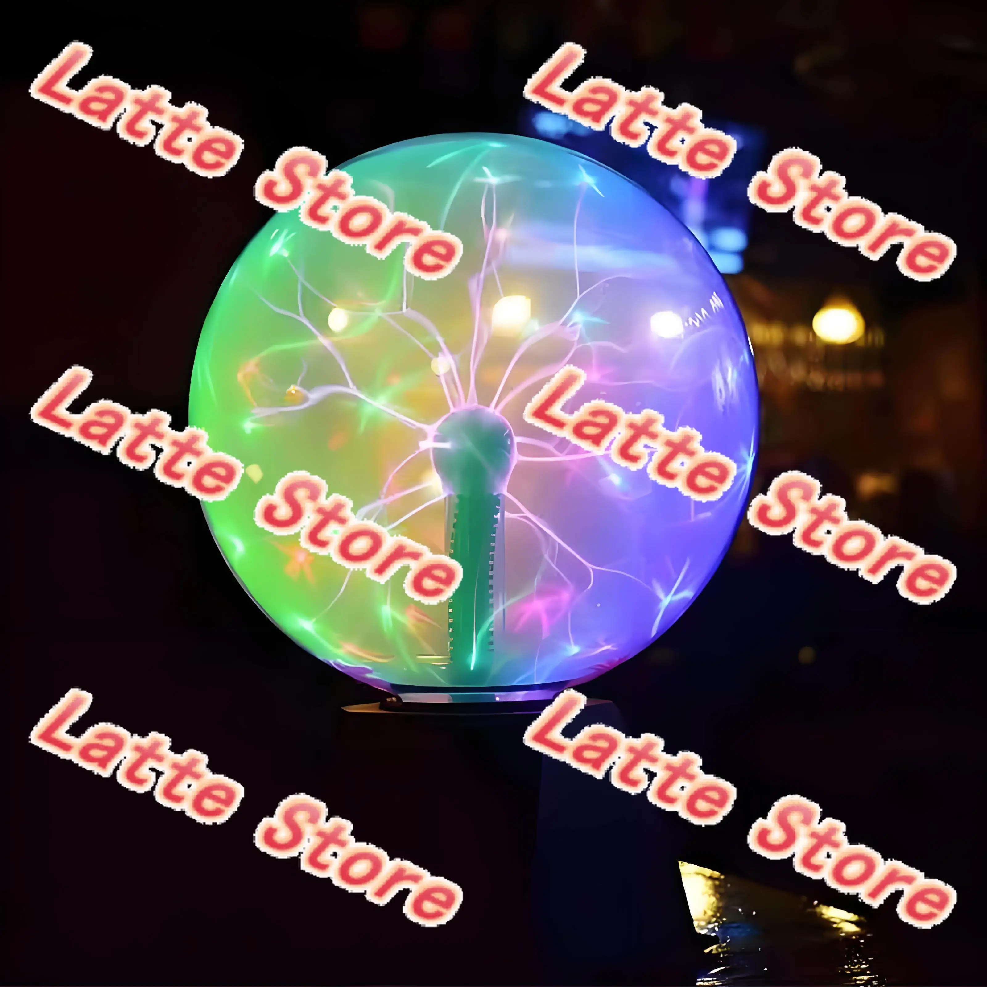 Artificial Lightning  Ion Ball Tesla Coil Glow  ArcTouch Sensitive Electrostatic Ball Voice Control 12V