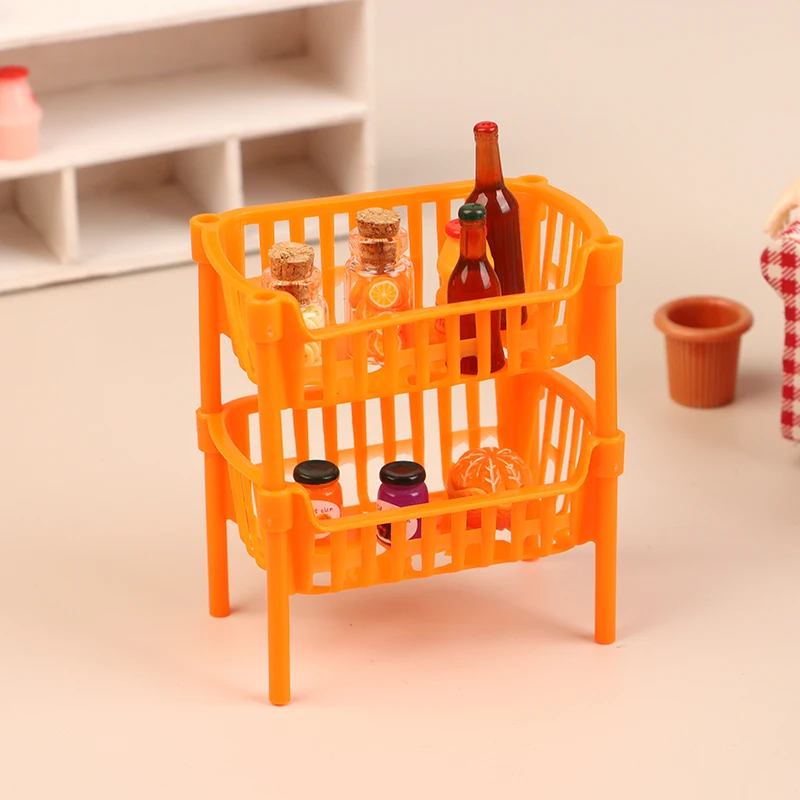 5 sztuk 1/12 domek dla lalek Mini kosze do przechowywania Model domek dla lalek dekoracja mebli lalki dom dekoracje kuchenne akcesoria