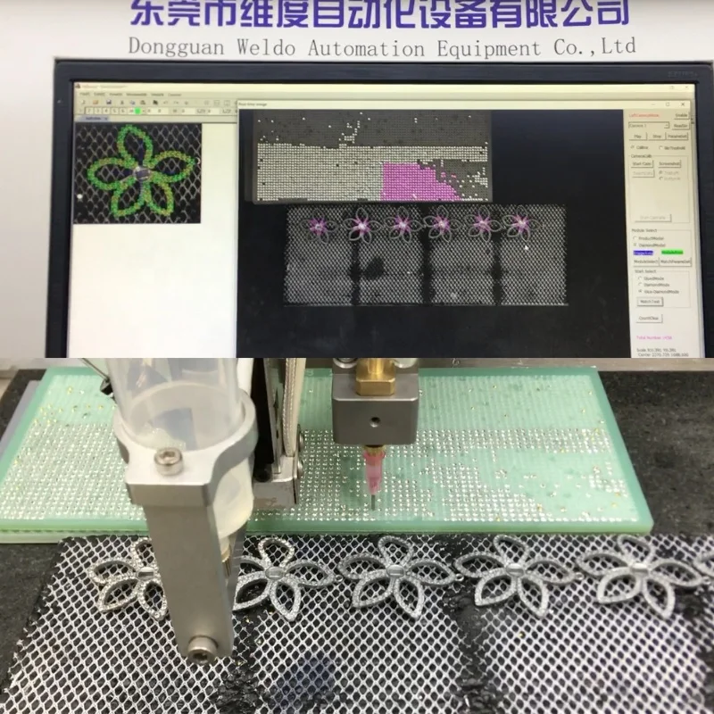 Intelligent Rhinestone Diamond Automatic Setting Machine| Jewelry Crystal Machine