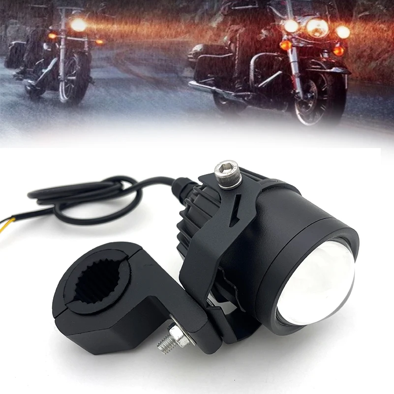 2 PCS Motorcycle LED Fog Lights Auxiliary Lamp For BMW R1200GS F800GS ADV For Yamaha MT07 MT09 For CRF1000L Africa.