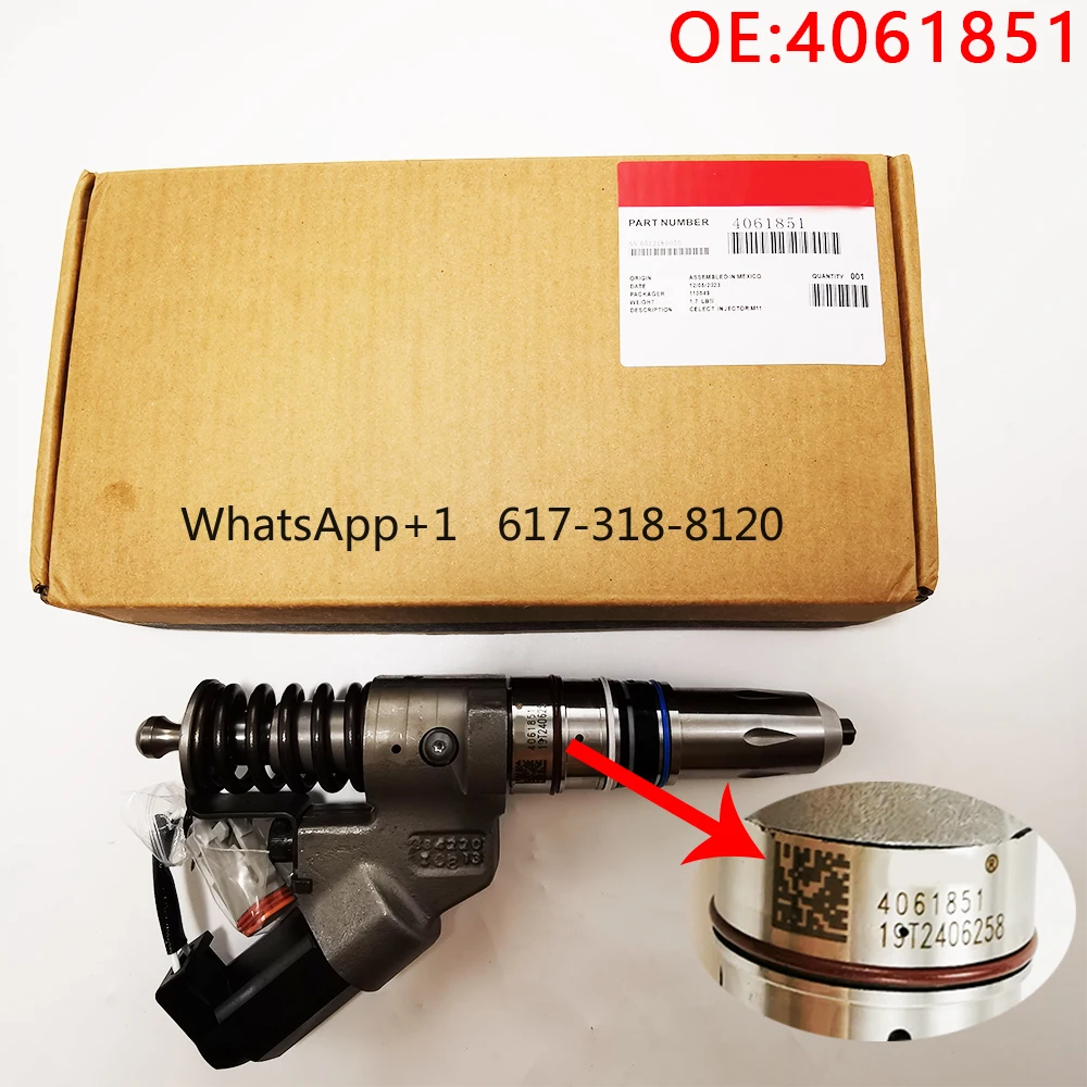 Para 4061851 original 4061851 diesel m11 sistema de motor automático injetor de combustível