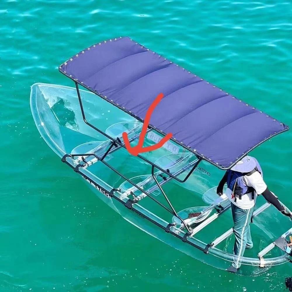 8-Sitzer-Big-Boot, 8-Personen-großes, transparentes Boot