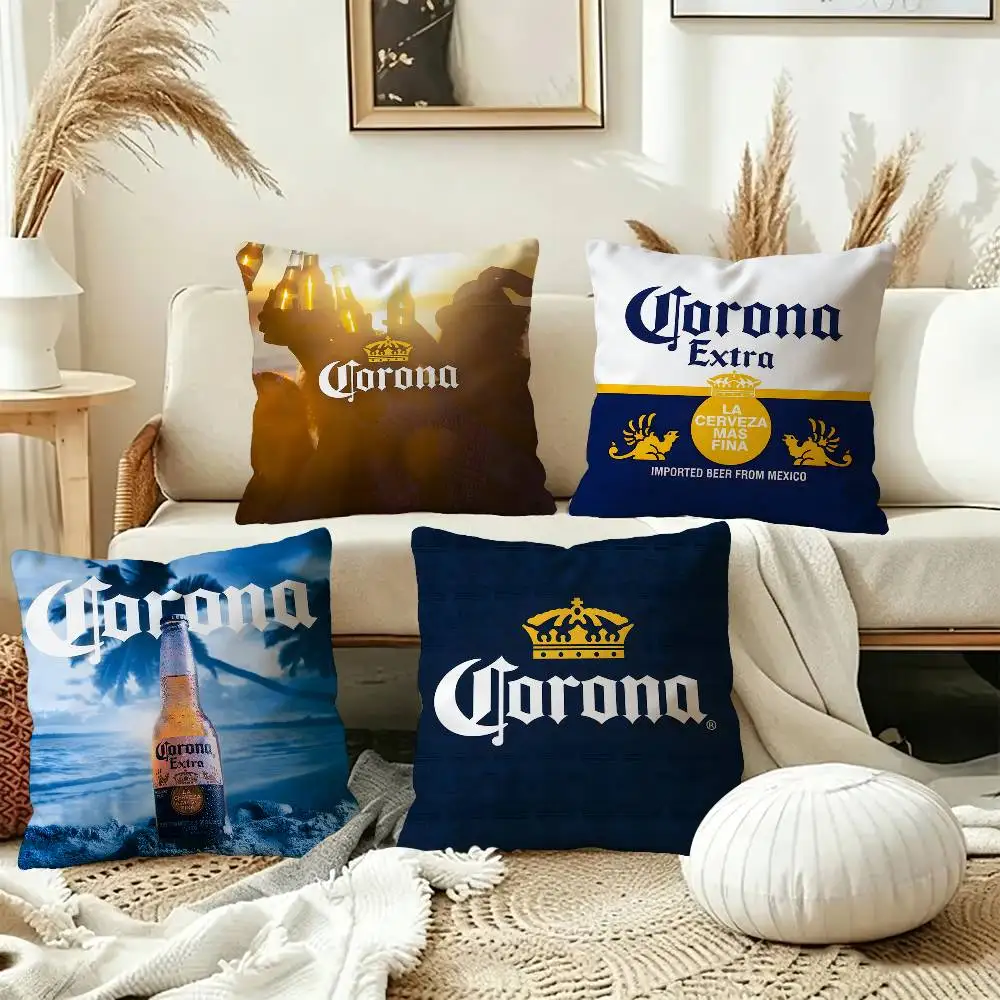 C-Corona E-Extra Beer pillow cover sofa cushion cover home room decoration children gift