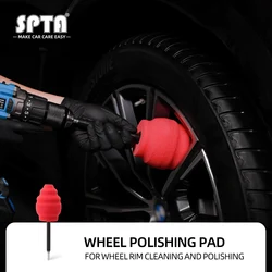 SPTA Ball Buster Speed Polishing Drill Attachment Cleaning System for Polisher Power Drill Wheel and Rim Buffing Waxing