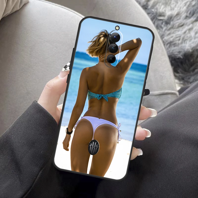 الصيف بيكيني للشاطئ فتاة الحال بالنسبة ZTE النوبة الأحمر ماجيك 10 9 8 8S 9S 10S 11 برو زائد 5G 6R 6 7 6S 7S برو 10 غطاء الهواء