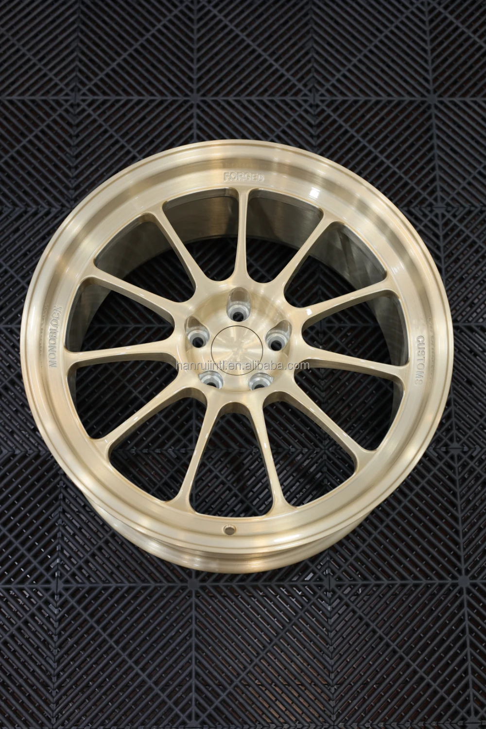 brushing gold forged wheels 5X112 17 18 19 20 21 22 inch deep concave passenger car rimsfor audi a5 a6 a7 ttrs r8 q8