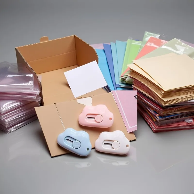 3PCS Letter Cutter，Mini Shrink Wrap CaseOpener Mini Security Blade Case Opener Plastic Letter Cutter Mini Sharp Blade Box Cutter