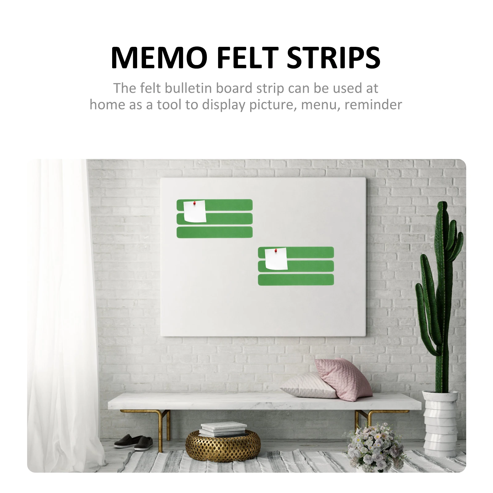 

Memo Felt Home Office Boards Strips Bulletin Reminder for Wall Decorative Pin Walls Classrooms Note