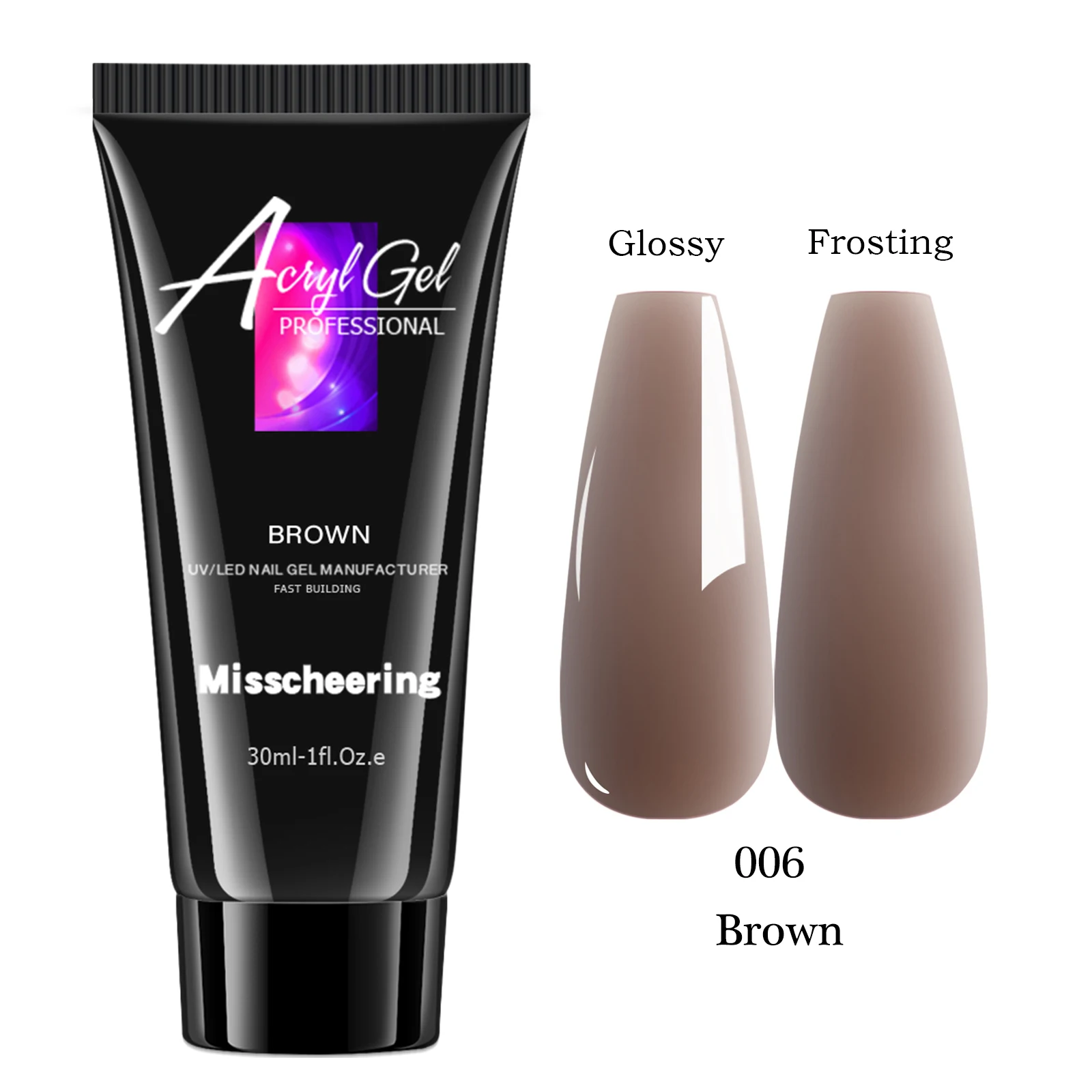 30 ml Einfarbig Nagel Verlängerung Gel Nagel Bauen Poly Acryl Gel Uv Led Schnelle Verlängerung Von Kristall Modell Schmerzlos kristall Kleber