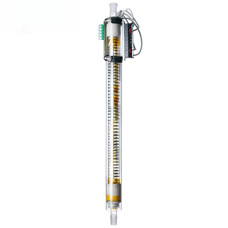 

Laboratory vacuum silver-plated glass rectifying column rectifying kettle accessories, electrically heated rectifying column