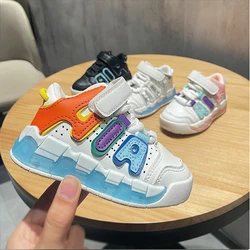 Autumn Winter Girl Children Sport Shoes Breathable Plush Warm Boys Sneakers Boots Soft Light WIth Fur Outdoor Kids Running Shoes