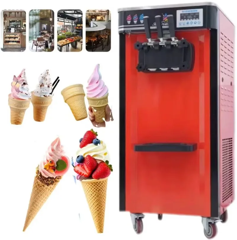 Tolcat Commercial Large Ice Cream Machine Multi-flavor High Output Suitable for Amusement Parks Factory Direct Sales