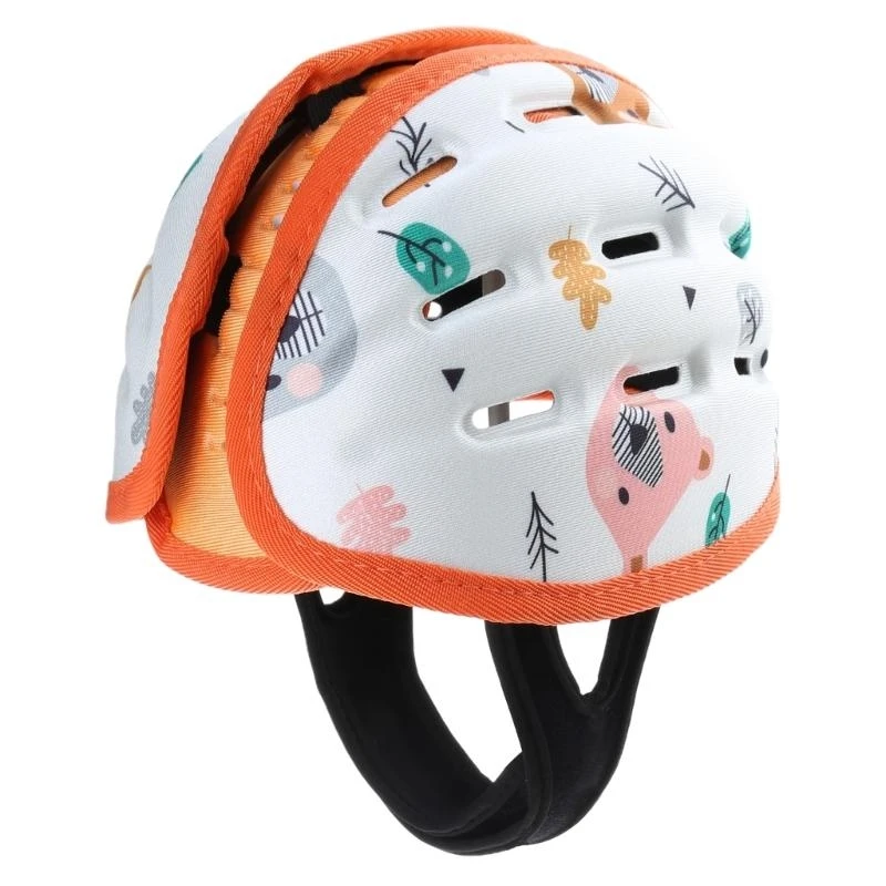 

J15U милая защитная шапка для малышей, удобная шапка с подушкой на голову для младенцев, дышащие шапки на голову для обучения