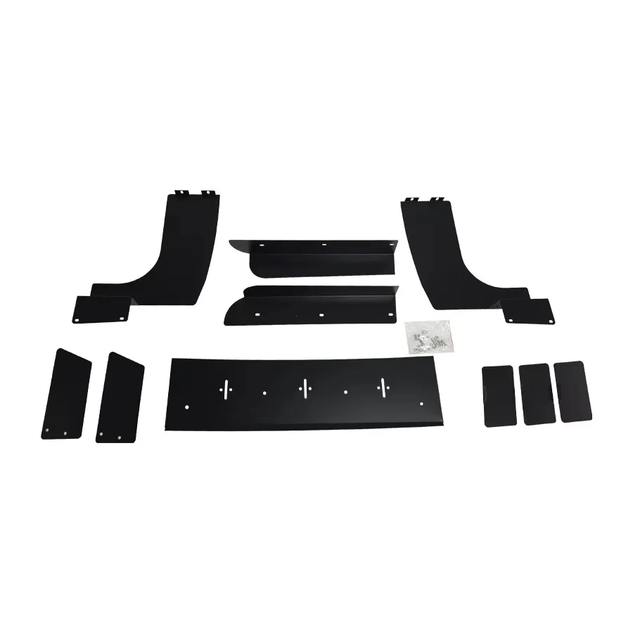 10PCS Rear Bumper Diffuser Lip Canards Modification Air Dam Deflector Side Air Vent For BMW 3 Series E36 M3/M Sport 1992-2000