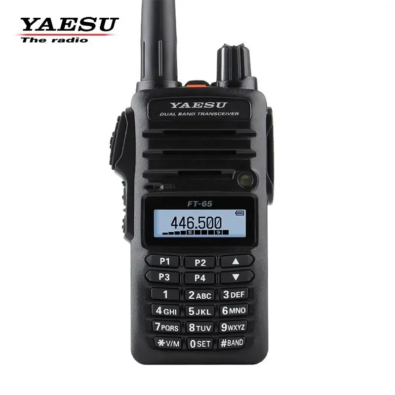 YAESU FT-65R FT-65 walkie talkie VHF UHF Dual Band Two Way Radio FT65 FT65R Transceiver FM Handheld Ham Radio