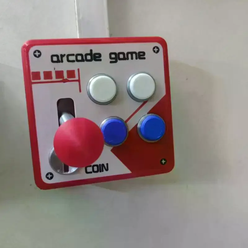Retro Arcade Game Joystick Wall Light Switch Panel 80s Vintage Decorative Plate Cover for Game Room Bedroom view 4