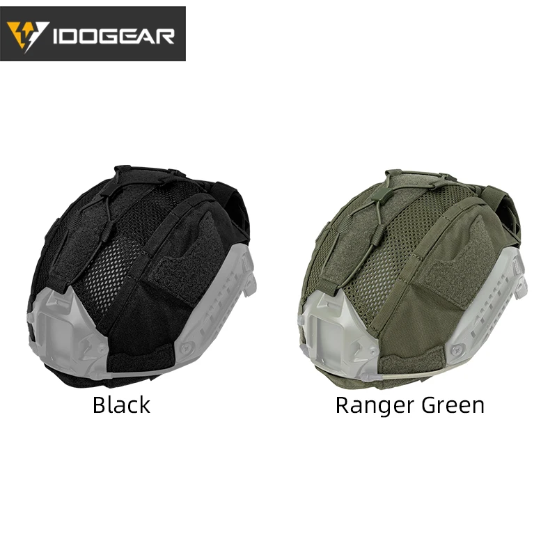 IDOGEAR Helmet Cover For Tactical Maritime Helmet with NVG Battery Pouch Hunting Accessories 3812