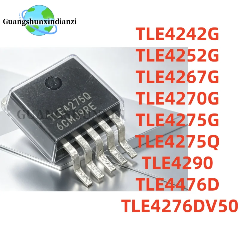5-10Pcs 100% New TO-263-5 TLE4242G TLE4252G TLE4267G TLE4270G TLE4275G TLE4275Q TLE4290 TLE4476D TLE4276DV50 4476D 4276DV50