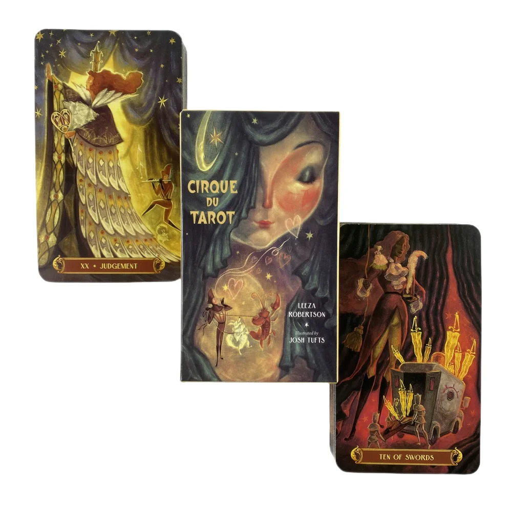 Cirque Du Tarot Cards A 78 Oracle English Visions Divination Edition Borad Playing Games