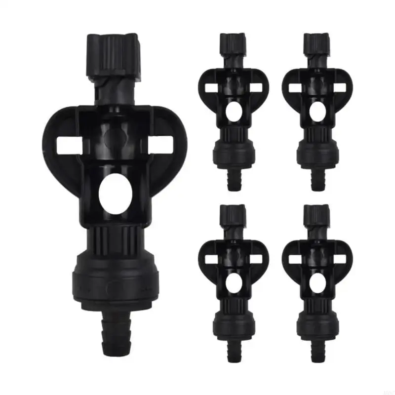 A0NC 5pcs Válvulas mariposa Transferencia del conector o bolsas vinos en caja vacías en caja