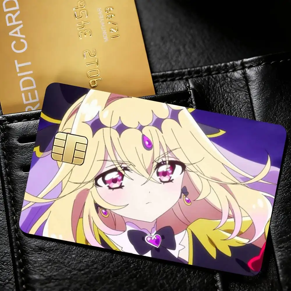 M-Moria L-Luruka Star D-Detective P-Precure Credit Card Skin Stickers For VISA Bank Metro Access Card Protective Cover Sticker