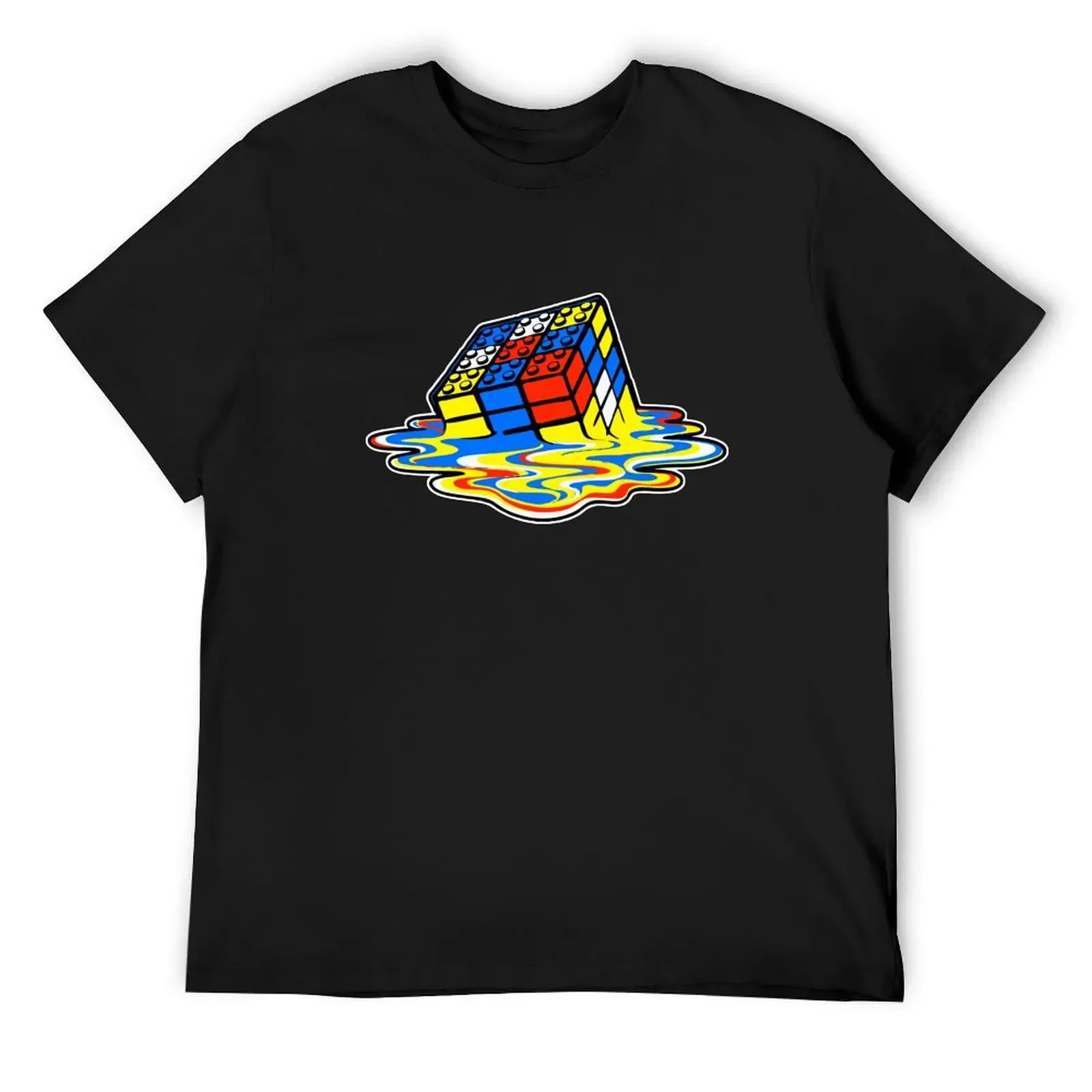 Building the Cube T-Shirt blacks Aesthetic clothing customs graphic t shirts shirts graphic tee men