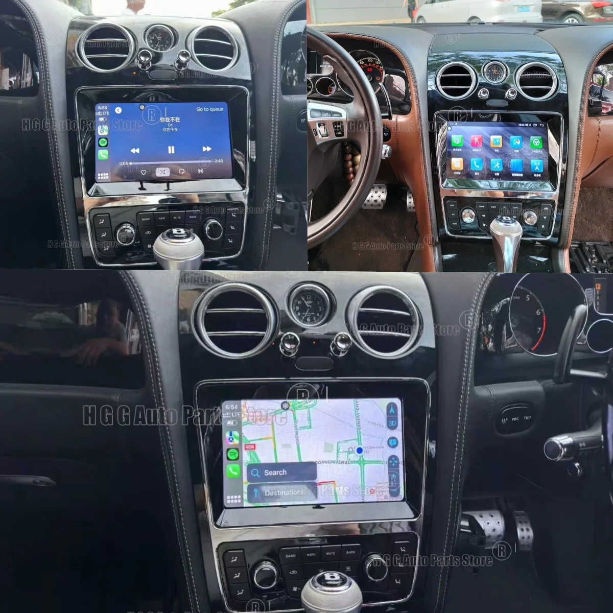 MZ Multimedia Video For Bentley Continental GT Flying Spur 2004 2005 2006 -2019 Android14 Carplay GPS Navi Car Radio Head Unit