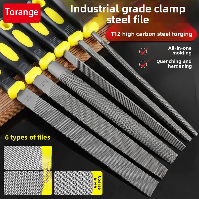 Steel File, Semi-circular File, Flat Diamond, Triangular Rubbing Knife, Metal Wood Polishing Tool, Coarse Teeth Fine Teeth