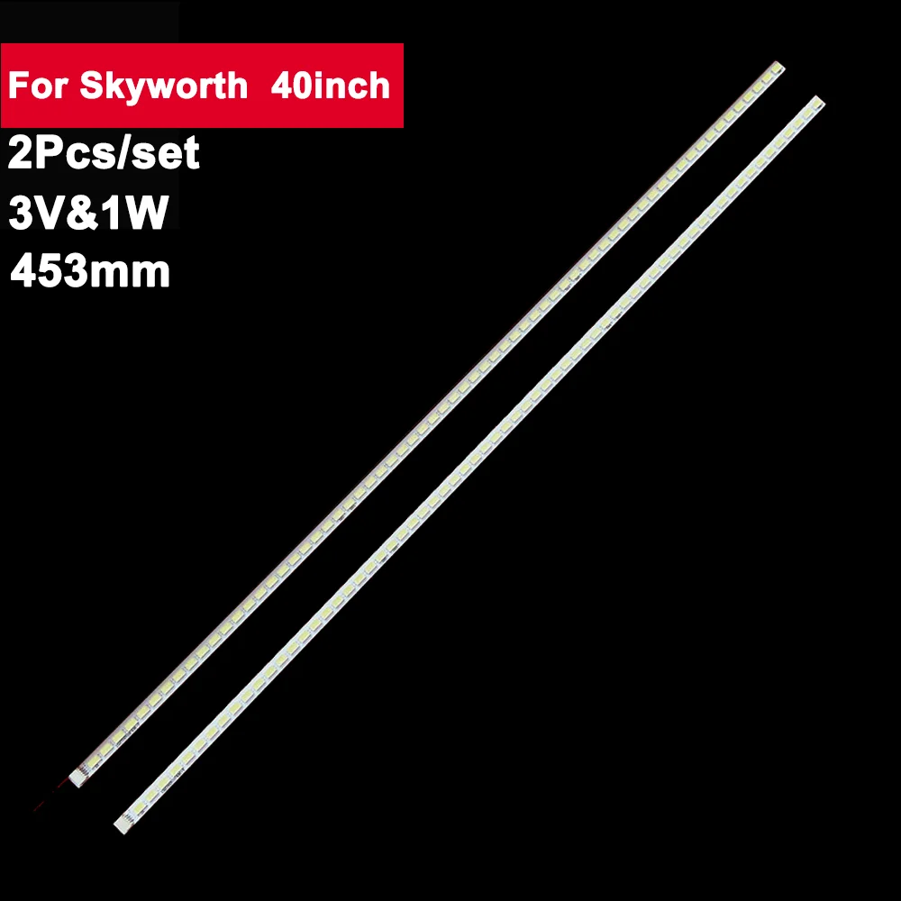 

2pcs 453mm Led Tv Backlights Bar For Skyworth 40inch 48lamps V-8229-A03-60 V-8229-A03-50 40E19HM LE40H157 LE40E19