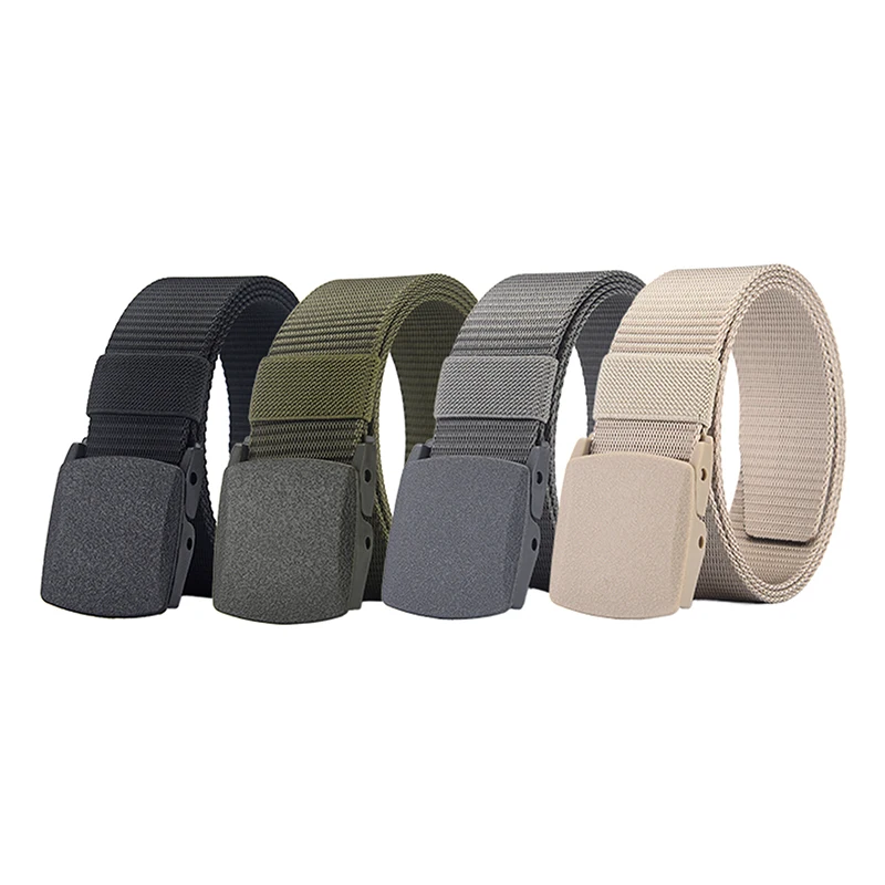 多機能戦術キャンバスベルト,自動バックル,軽量,快適,非金属,軍事,ナイロン,屋外,狩猟,150cm