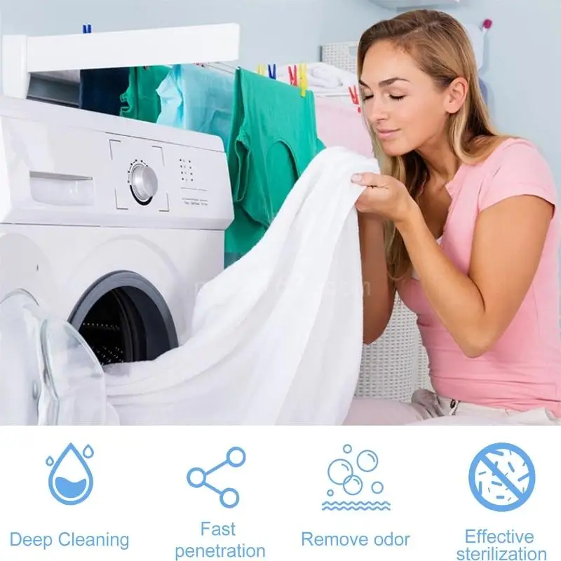 7pcs Washing Machine Cleaner Strong Dirt Removal Keep Your Washer Freshness Suitable for All Washer Users Deep Cleaning