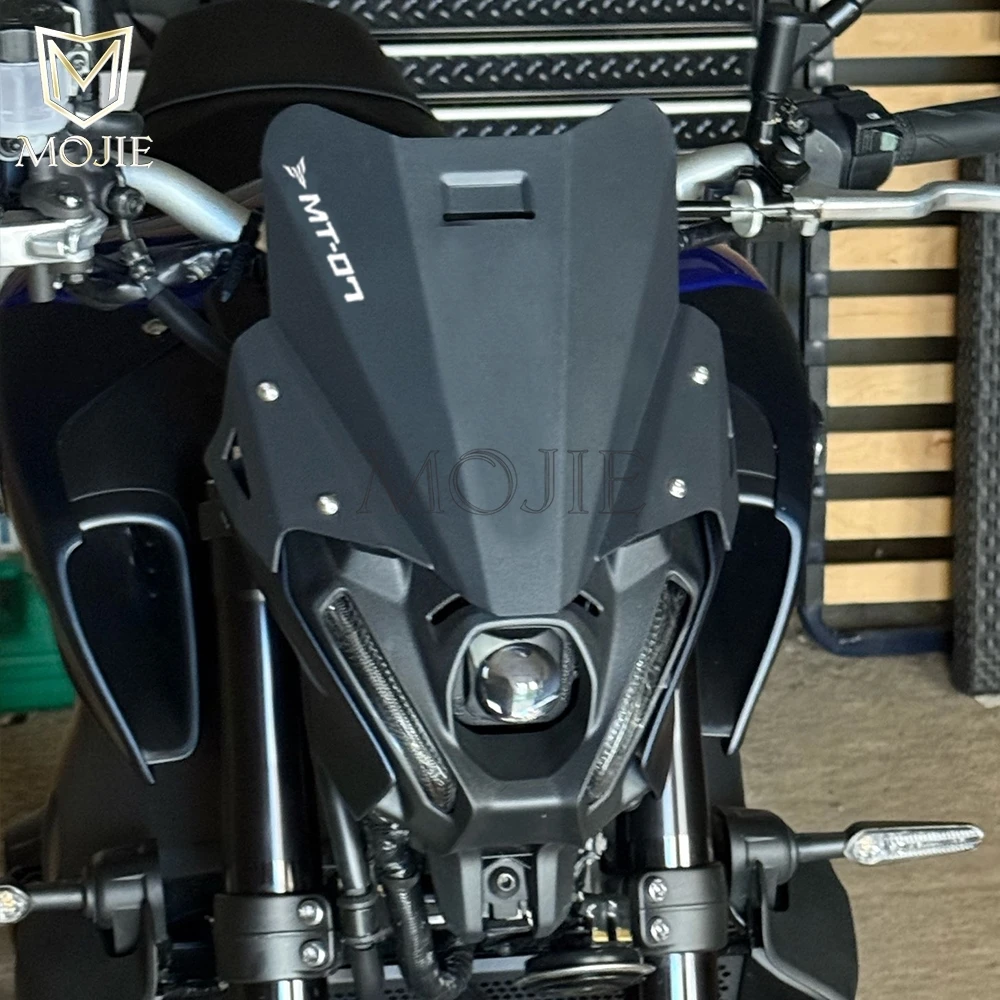

Motorcycle Aluminum Windshield Windscreen Wind Screen For YAMAHA MT-07 MT07 mt07 FZ07 FZ-07 mt-07 2021 2022 2023 2024 2025 2026