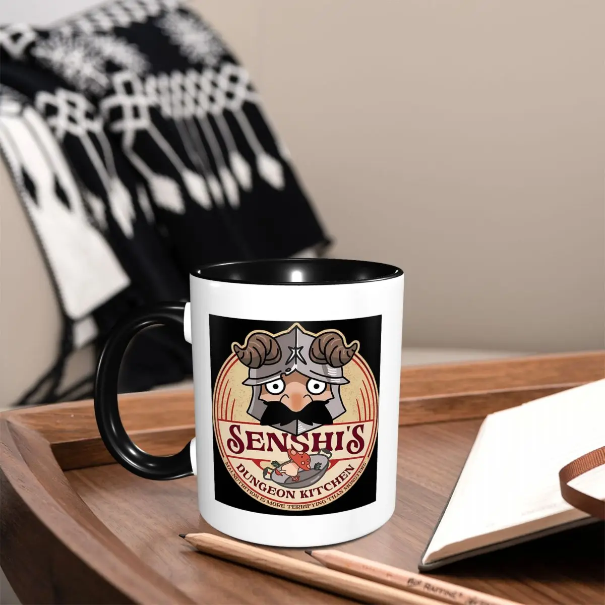 Delicious In Dungeon Senshi Cooking Anime Mug Funny Ceramic Coffee Cups Tea Mugs Milk Cup Drinkware Gifts for Friends