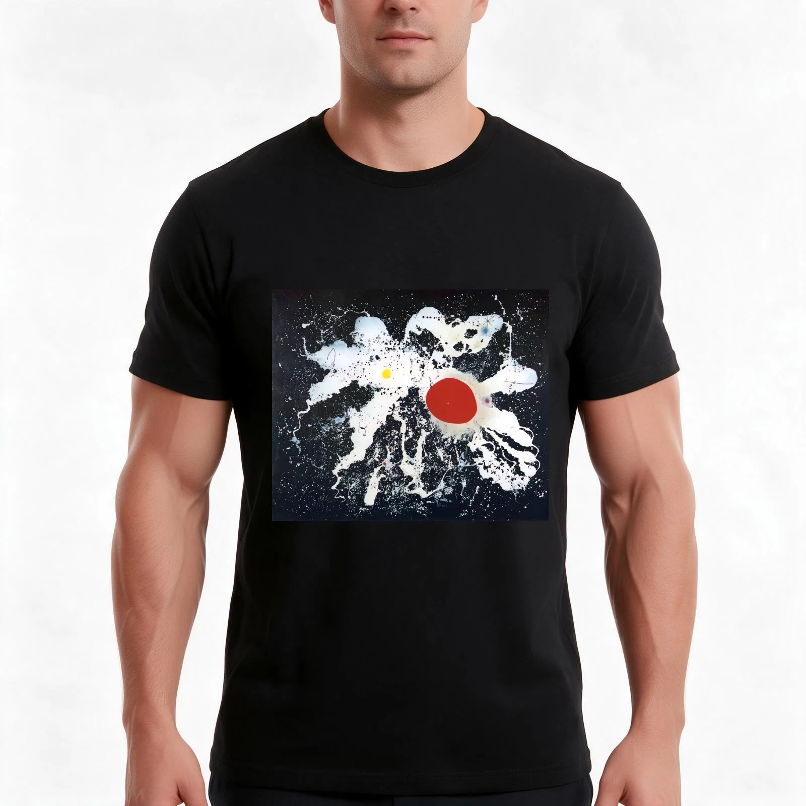 joan miro paintings, joan miro museum artwork, joan miró art style T-Shirt, Summer Casual Cotton Tee, Oversized Streetwear Tops