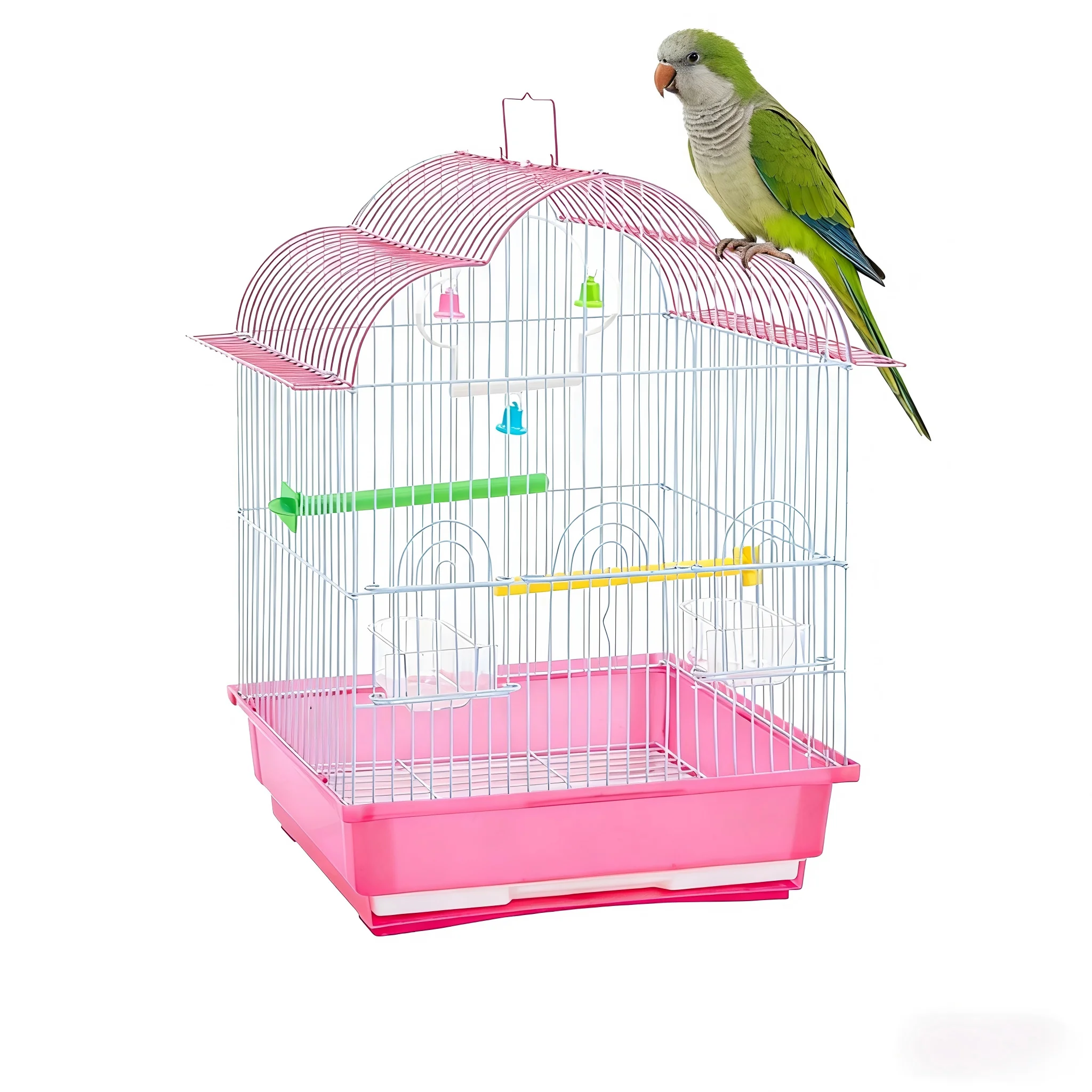 

Deluxe Multi-Functional Bird Villa Premium Cockatiel Budgie Large Breeding Flight Cage For Small Birds