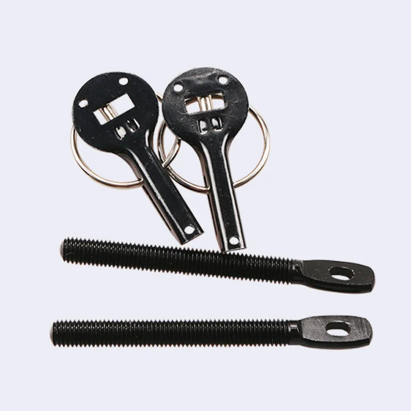 Universal Alloy Mount Bonnet Hood Pin Pins Lock Latch Kit Racing Sport Car
